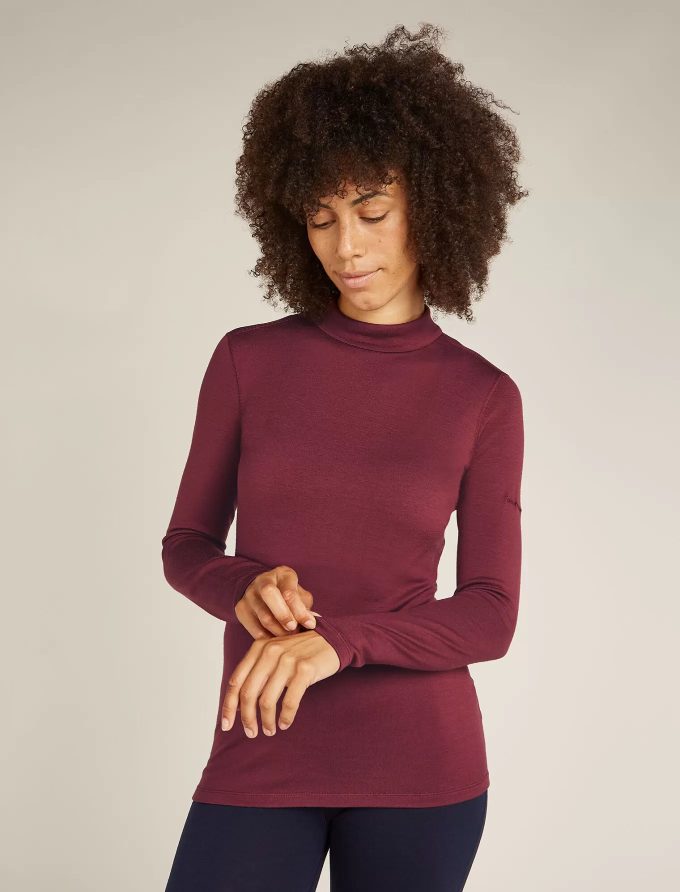 Sale Icebreaker 260 Tech Merino Rollkragenpullover Damen Port