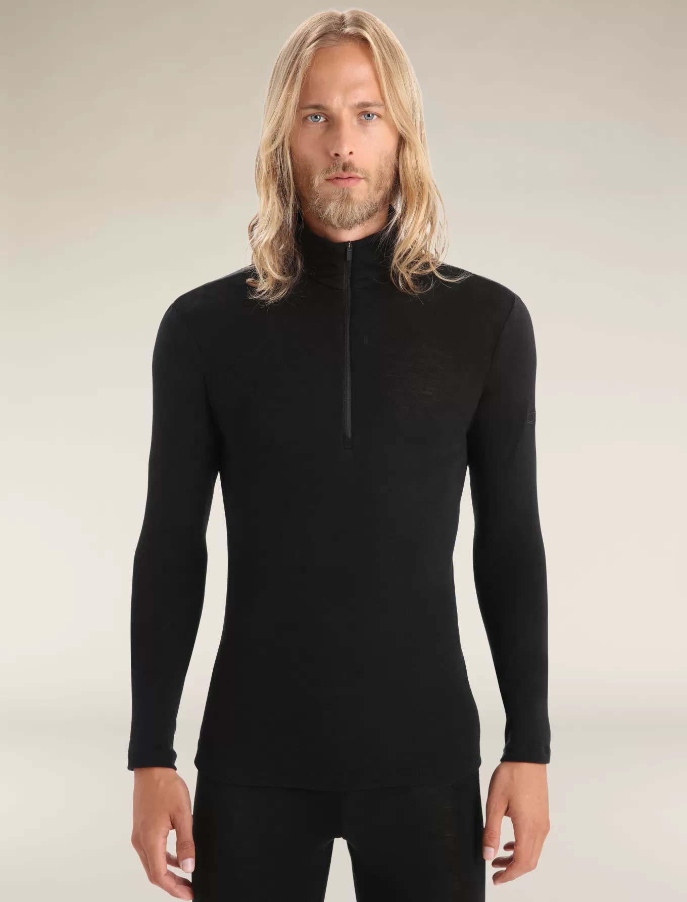 Shop Icebreaker Merino 175 Everyday Thermo-Langarmshirt mit halblangem Reißverschluss Herren Black