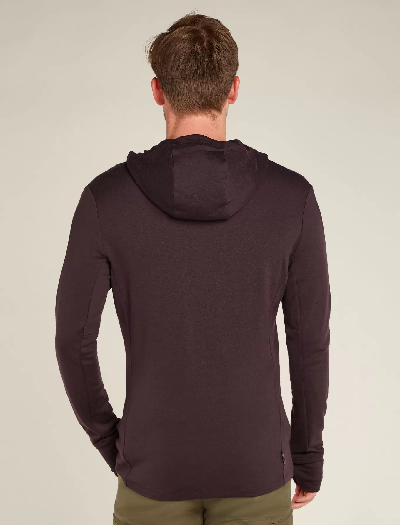 Clearance Icebreaker Merino 260 Quantum Zip-Hoodie Herren Bittersweet