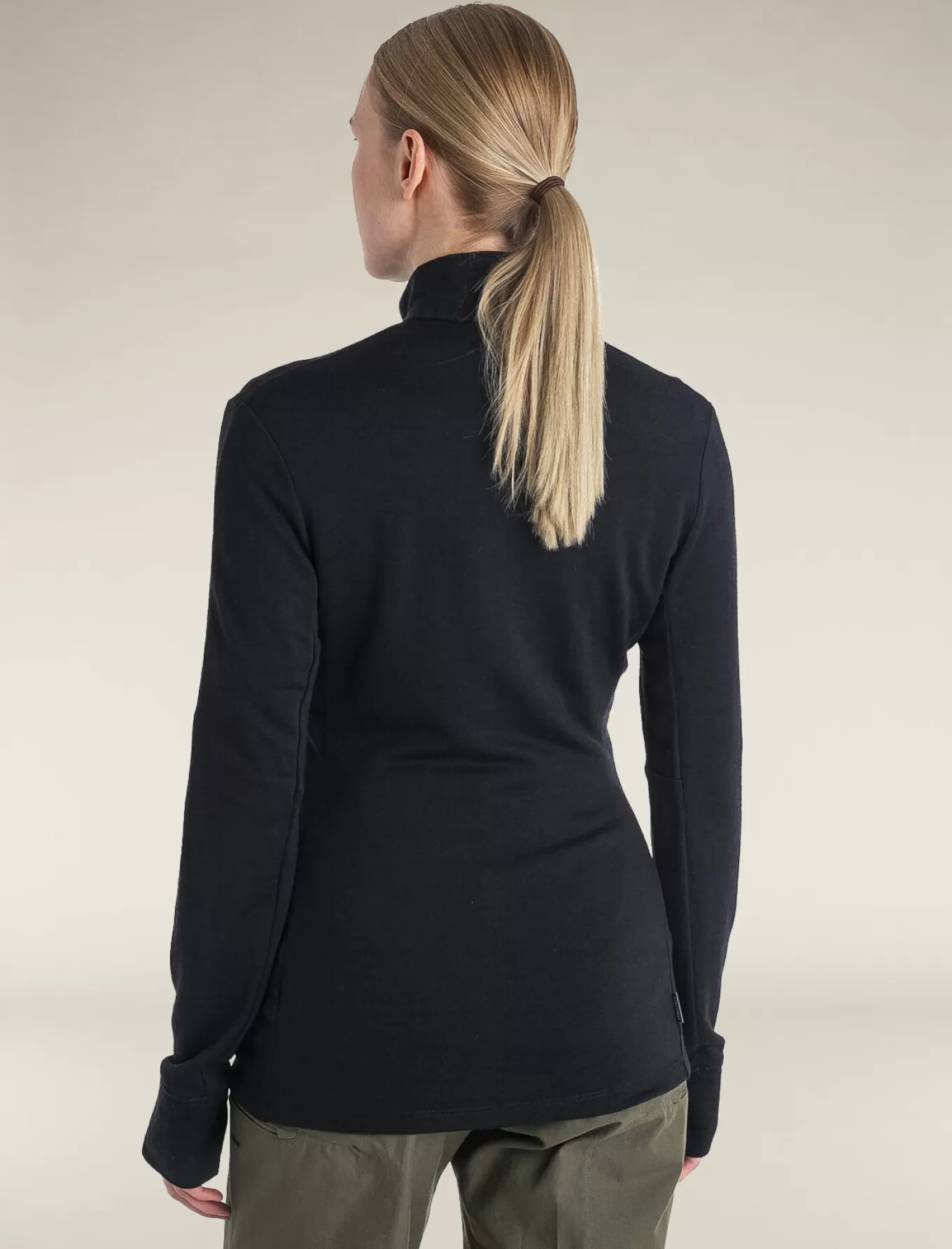 Shop Icebreaker Merino 260 Quantum Zip-Jacke Damen Black