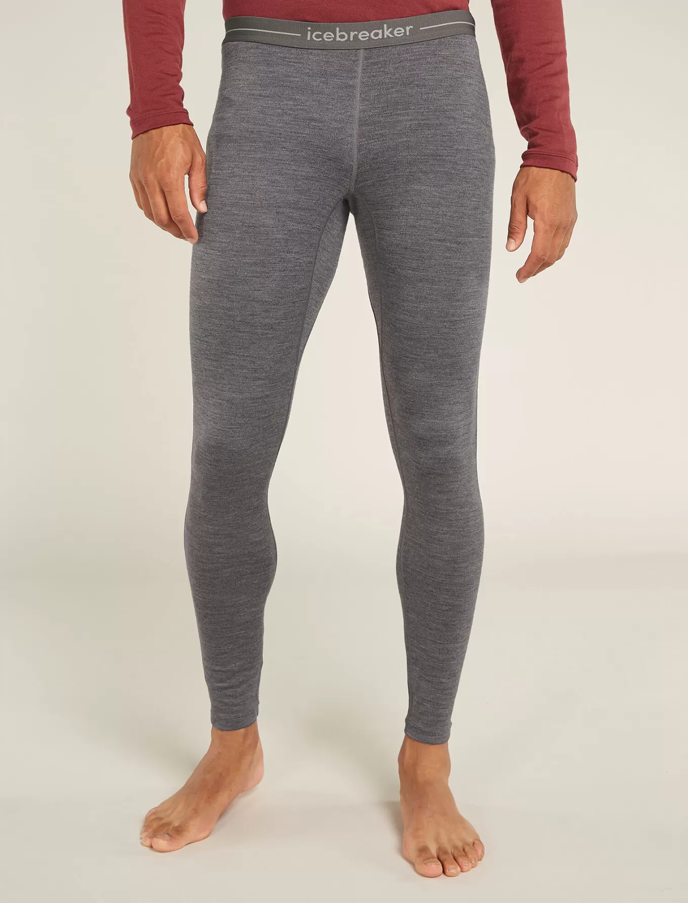 Shop Icebreaker Merino 260 Tech Thermo-Leggings Herren GritstoneHeather