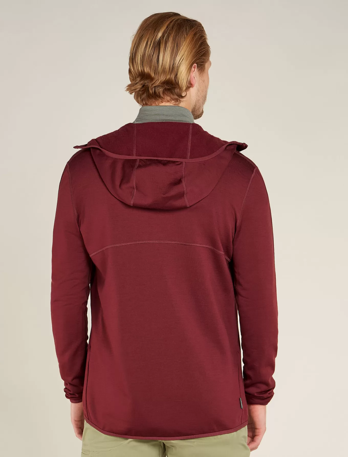 Sale Icebreaker Merino 560 Realfleece™ Elemental Zip-Kapuzenjacke Herren Port