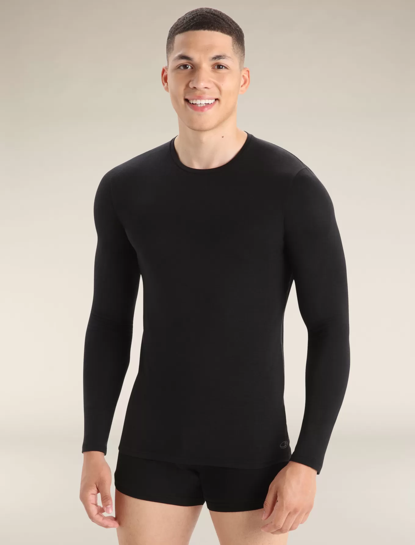 Cheap Icebreaker Merino Anatomica Langarmshirt Herren Black