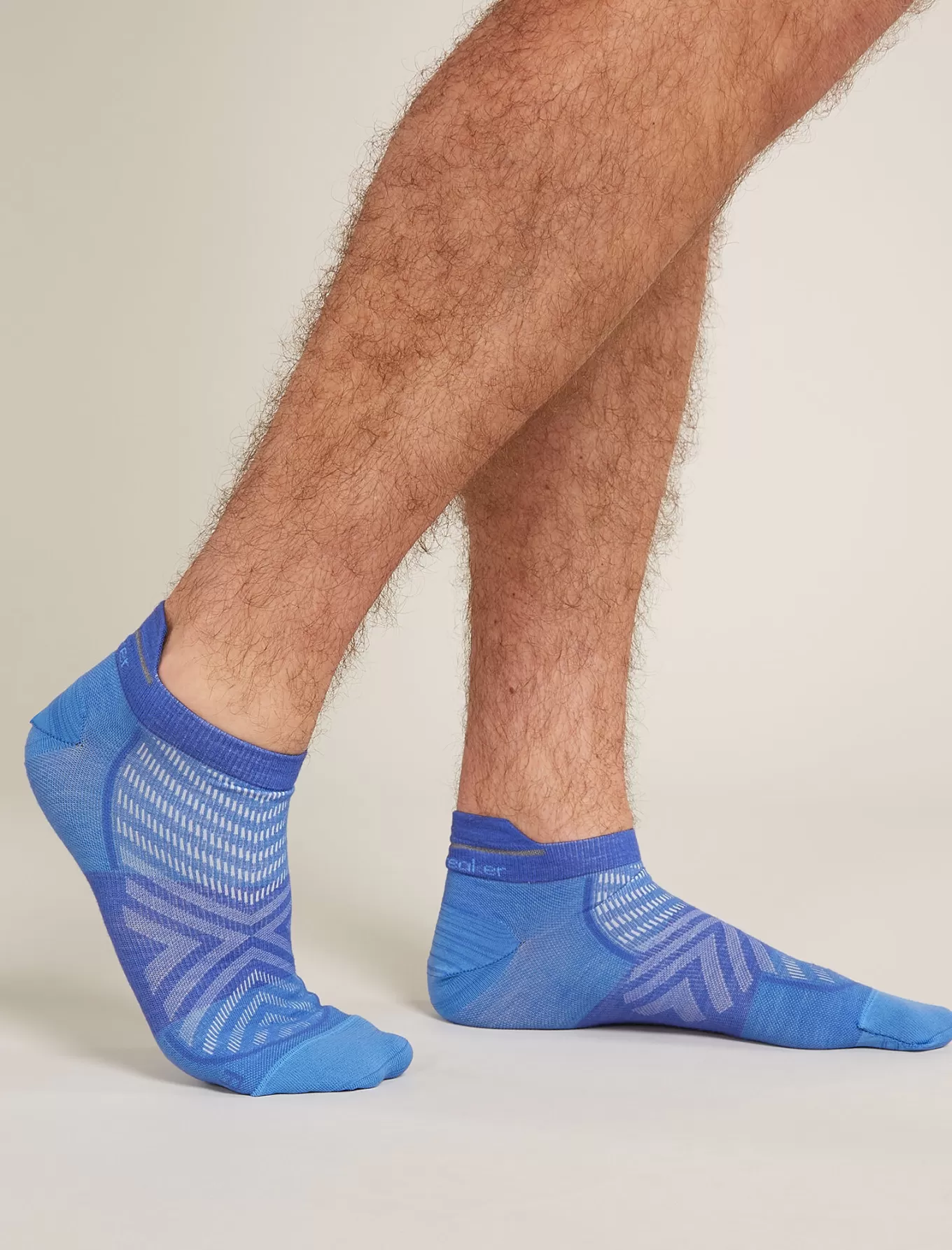 Online Icebreaker Merino Blend Run+ Ultralight Socken Micro  Herren Baja/Brilliant