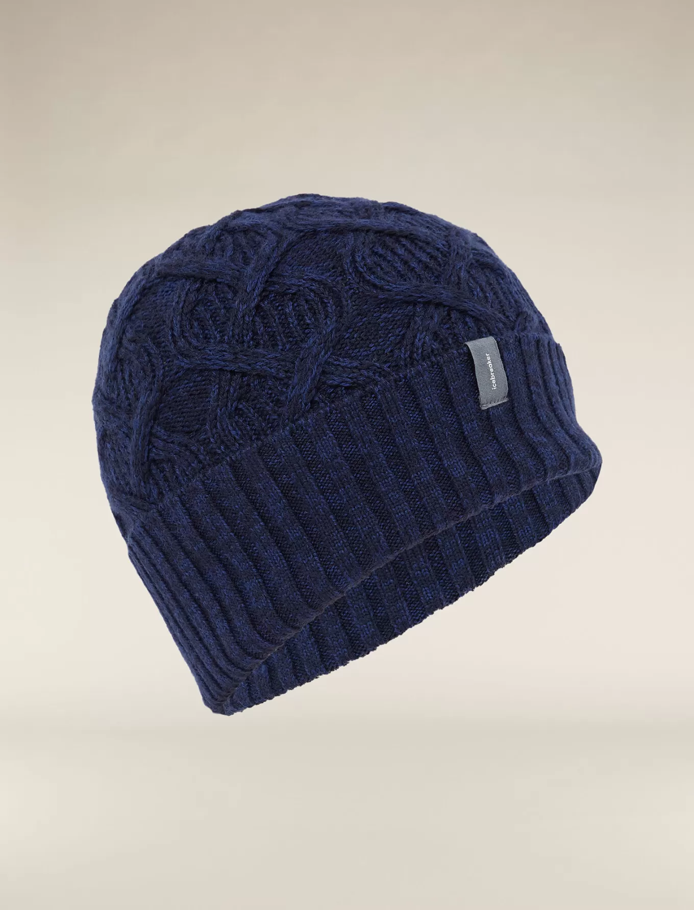 Shop Icebreaker Merino Zopfstrickmütze Unisex MidnightNavy/RoyalNavy