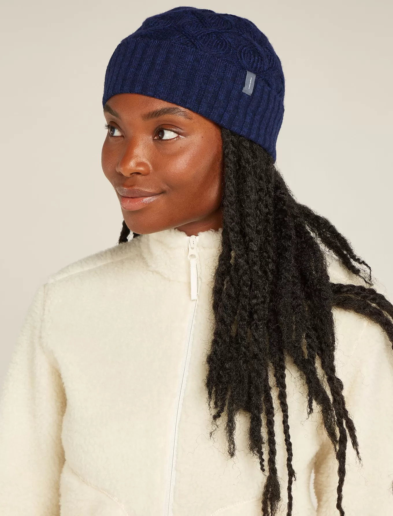 Shop Icebreaker Merino Zopfstrickmütze Unisex MidnightNavy/RoyalNavy