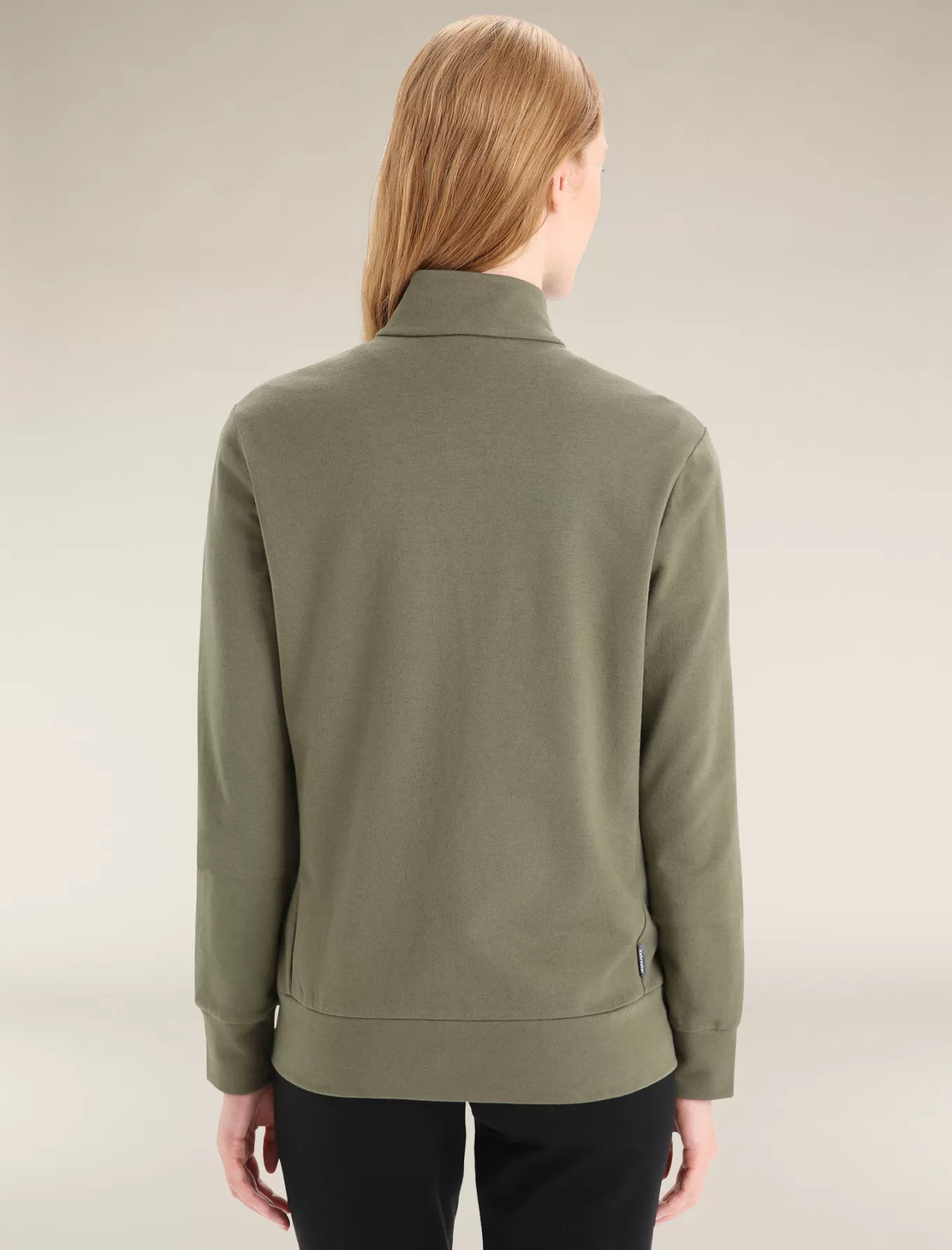Sale Icebreaker Merinomix Central Classic Zip-Sweatshirt Damen Loden