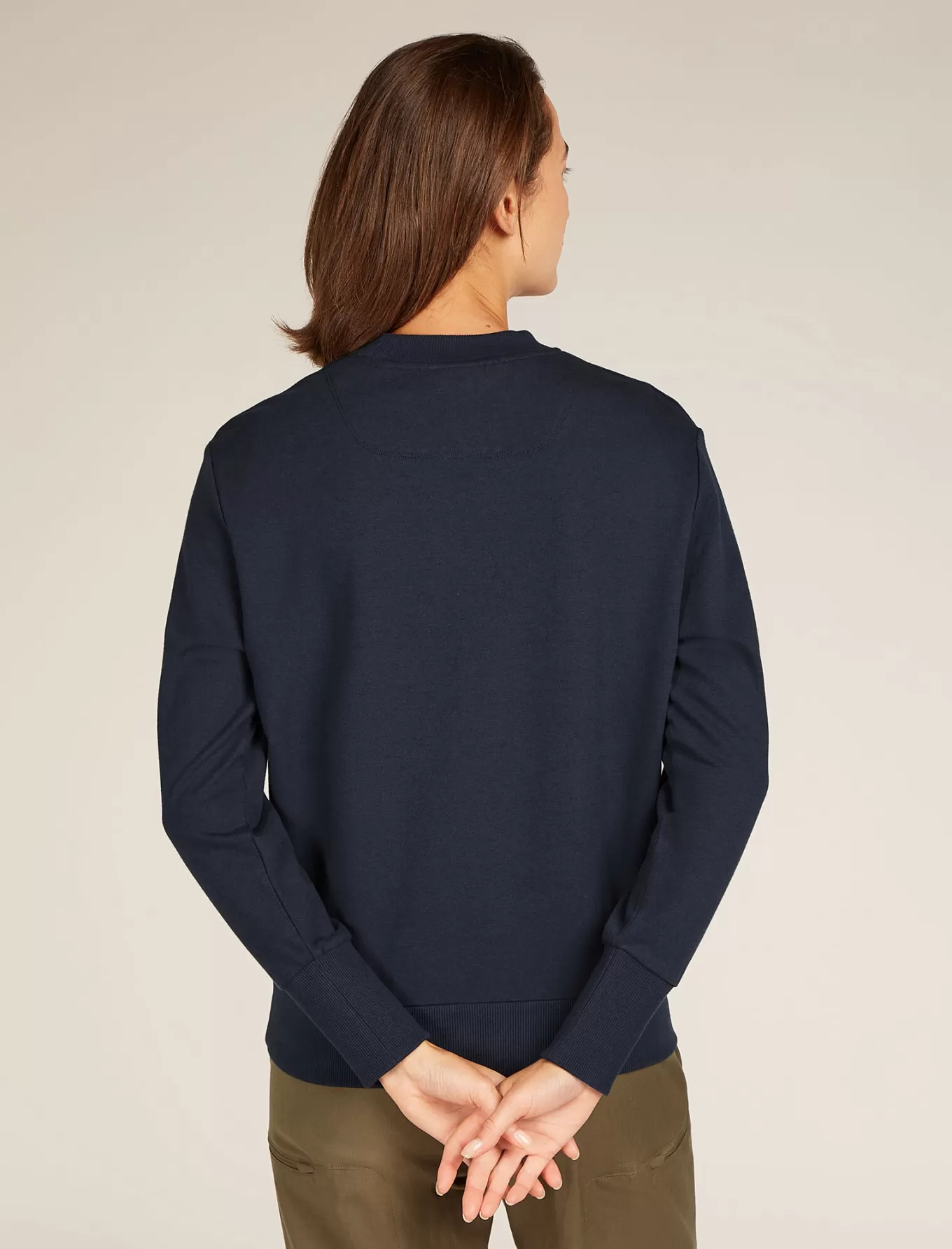 Best Sale Icebreaker Merinomix Central II Sweatshirt Damen Midnightnavy
